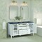 James Martin Vanities 60'' Double Vanity, Bright White w/ 3 CM Charcoal Soapstone Quartz Top 485-V60D-BW-3CSP - alternate 3